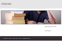 Tablet Screenshot of eteacher.com